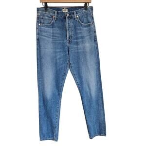 Citizens of Humanity Liya High Rise Classic Fit Crop Jeans Button Fly Women's 27